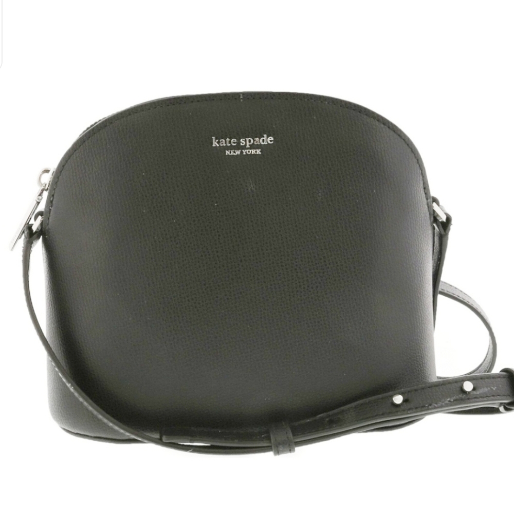 - Kate Spade Medium Dome Crossbody Black